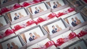 Акриловые магниты с фото в Рязани на свадьбу