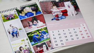 Печать плакатных календарей