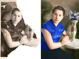 Реставрация цветных и черно-белых фотографий в Рязани