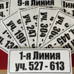 Купить адресные таблички в Рязани